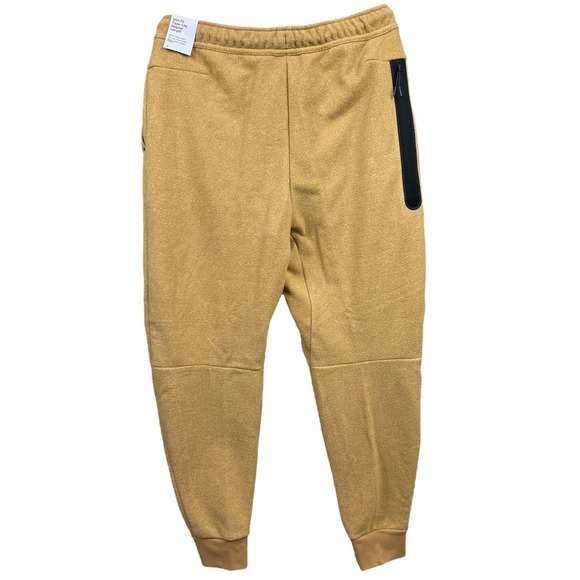 Nike Sportswear Tech Fleece Winterized Joggers Mens Large Gold DQ4808-722 NEW - Picture 2 of 6